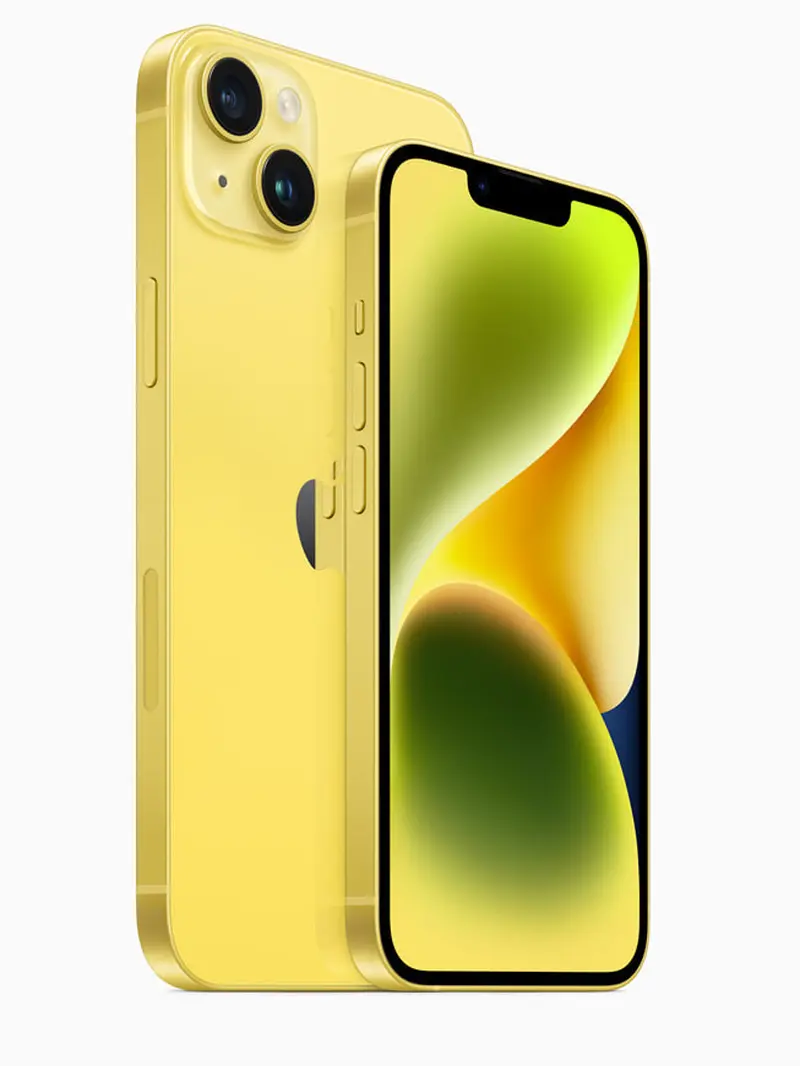 iPhone 14 Series dengan warna kuning (Apple)