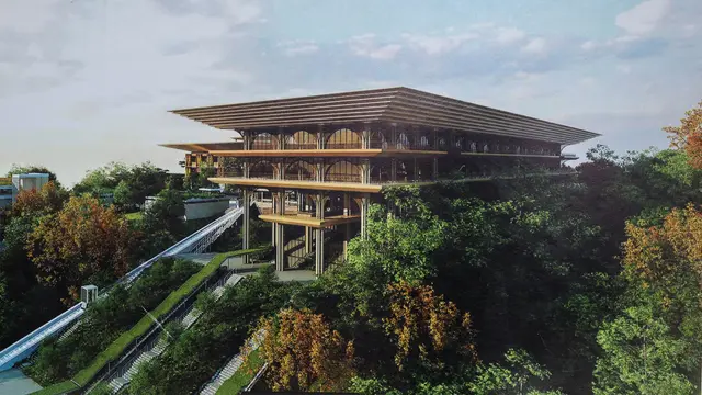 Wapres Ma\’ruf Amin Groubdbreaking Proyek Istana Wakil Presiden di IKN