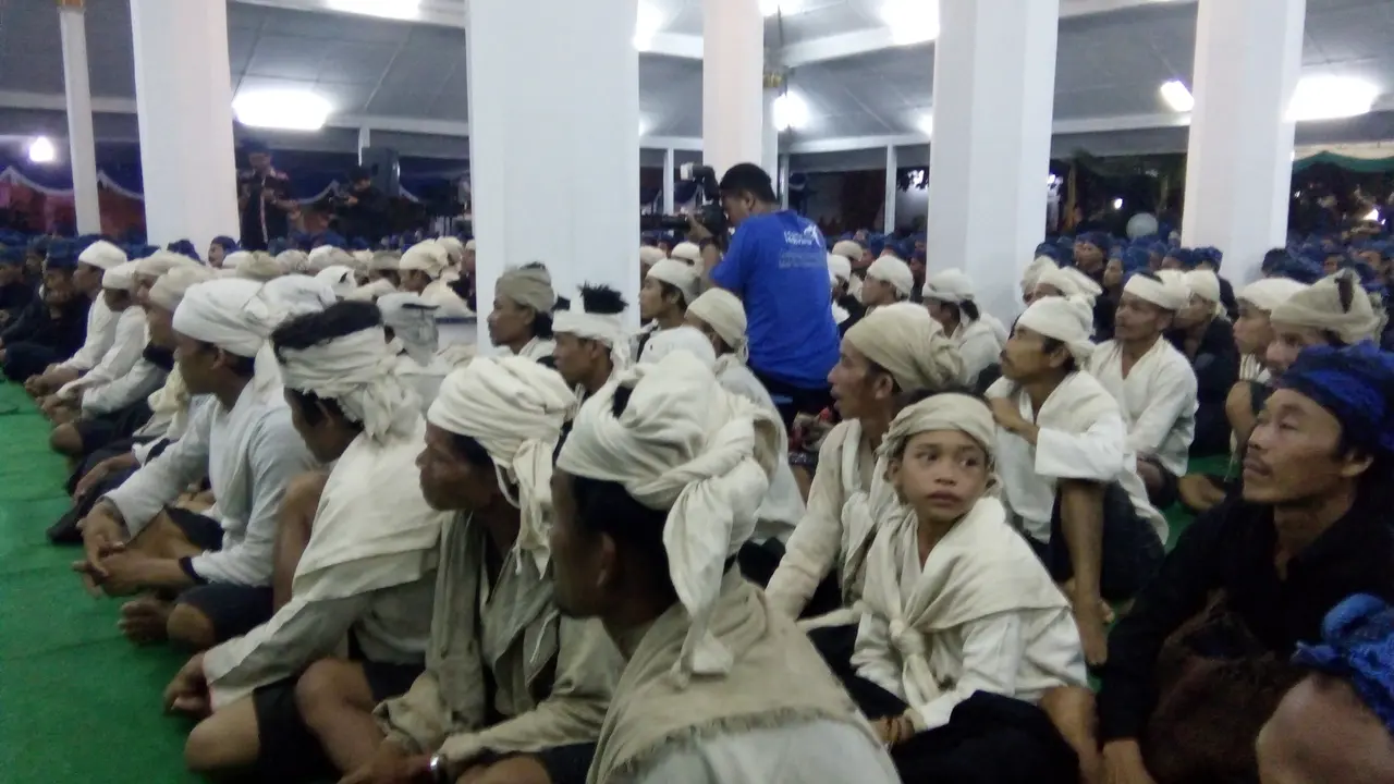 Suku Baduy di Pendopo Kabupaten Lebak