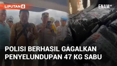 VIDEO: Viral Polisi Berhasil Gagalkan Penyelundupan 47 KG Sabu di Pontianak