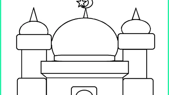 Menggambar Masjid