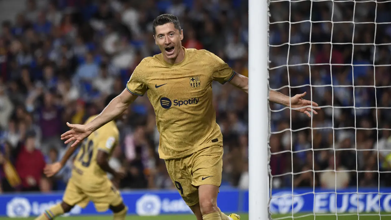 Robert Lewandowski - Barcelona - Liga Spanyol