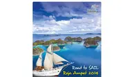 Akhir pekan ini, pagelaran Sail Raja Ampat siap dimulai di sekitar pulau-pulau paradis Raja Ampat, Papua Barat.