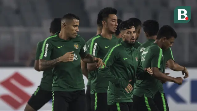 Latihan Timnas Indonesia