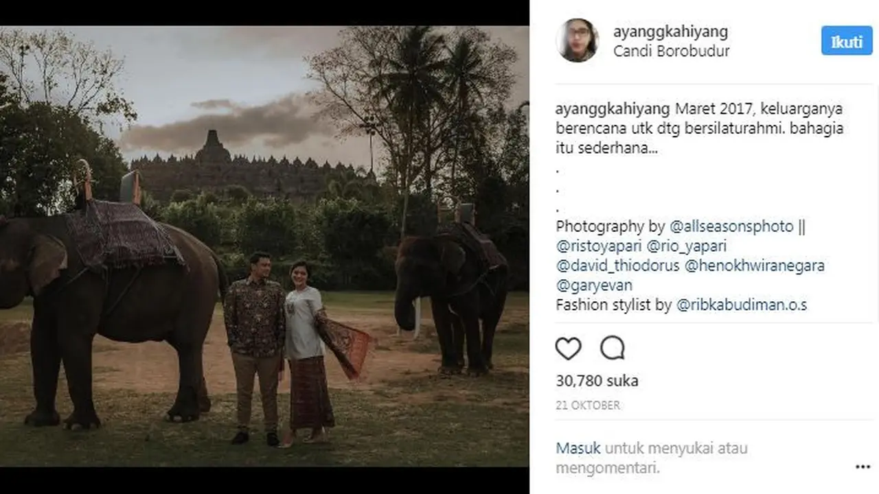 Potret romantis foto prewed Kahiyang Jokowi dan Bobby Nasution