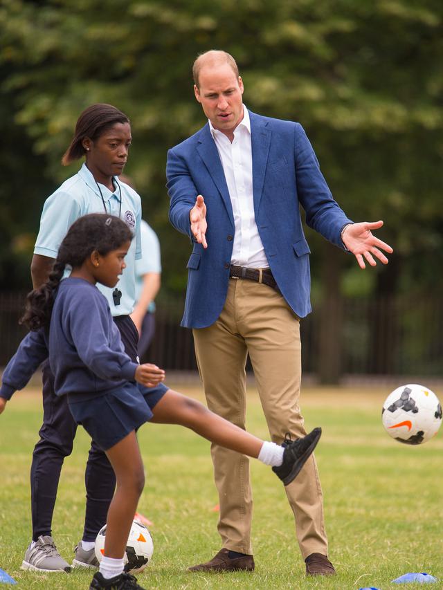 Pangeran William Jadi Penjaga Gawang
