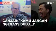 Bakal Calon Presiden Ganjar Pranowo hadir di acara Dialog Kebangsaan yang digelar Universitas Dr Soetomo Surabaya hari Sabtu (23/9). Ganjar 'meladeni' pertanyaan sejumlah mahasiswa yang bertanya soal mencontek untuk bikin makalah hingga keresahan tak...