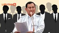Banner Infografis Prabowo Akan Ajak Sebagian Menteri Jokowi di Kabinetnya. (Liputan6.com/Abdillah)
