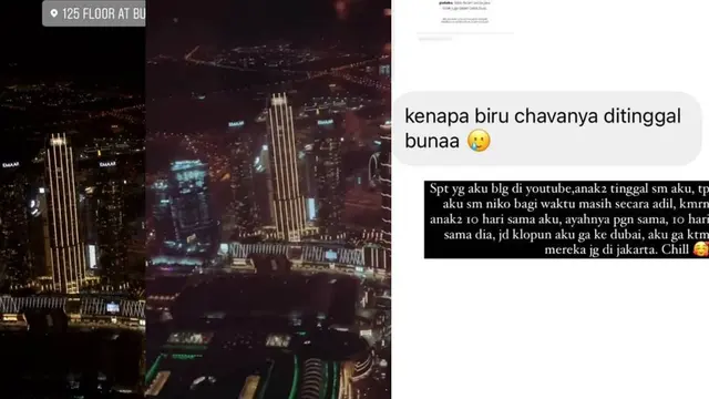 Jawaban Rachel Vennya tak membawa dua anaknya liburan ke Dubai (https://www.instagram.com/p/CPS39cYngrf/)