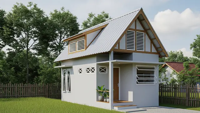 Desain Rumah 50 Juta dengan Ventilasi Silang Alami