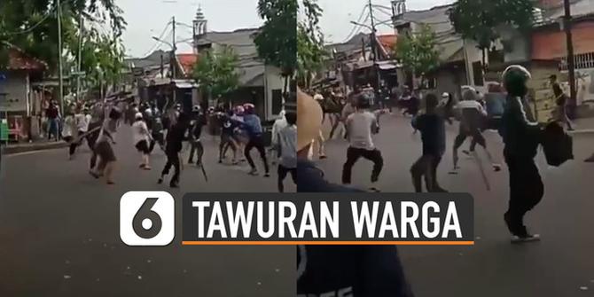 VIDEO: Viral Aksi Tawuran Antar Warga Kembali Terjadi