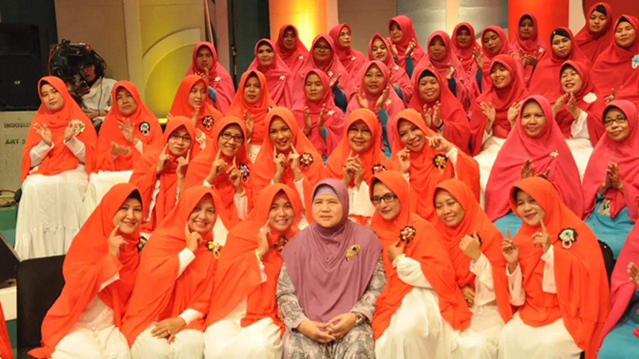 Jalasenastri Seskoal Ikuti Program Mama Dedeh di Indonsiar
