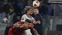 Bayer Leverkusen membawa pulang kemenangan 2-0 dari kunjungan ke markas AS Roma.  (AP Photo/Andrew Medichini)