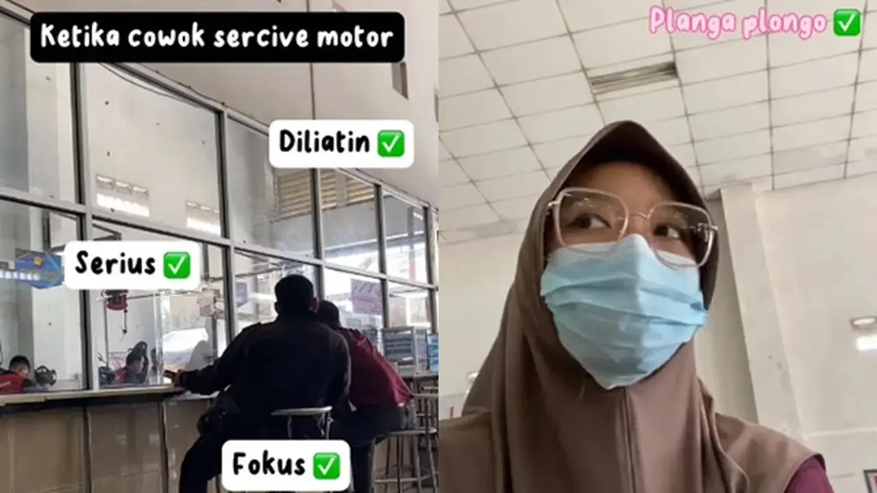 Perbedaan Cewek dan Cowok Saat Servis Motor di Bengkel, Bisa Tebak Apa Saja?