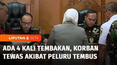 Penyebab kematian bos rental terungkap dalam persidangan yang kembali digelar di Pengadilan Militer II-08, Jakarta. Dokter Spesialis Forensik dan medikolegal yang dihadirkan sebagai saksi, mengungkap jika korban meninggal dunia akibat luka tembak yan...