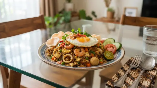 Resep Nasi Goreng Seafood Gurih Anti Amis