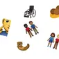 Emoji yang akan meluncur pada 2019 bakal mengusung tema kehidupan difabel. (Foto: Unicode)