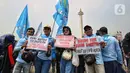 Hari Buruh Internasional menjadi momen penting untuk menyampaikan pesan serta tuntutan atas hak-hak yang perlu diperjuangkan untuk disebarluaskan. (Liputan6.com/Angga Yuniar)