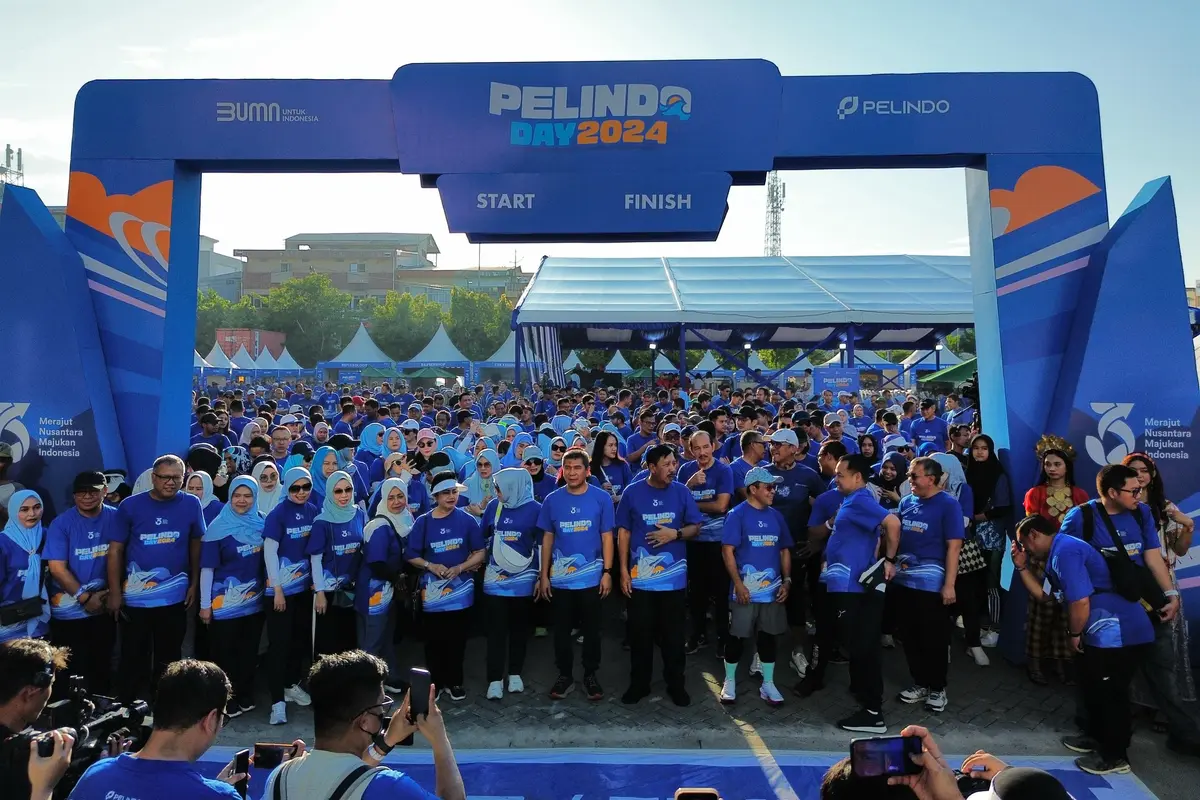 Jalan Sehat Pelindo Day 2024 (Liputan6.com/Fauzan)