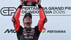 Marco Bezzecchi Juara MotoGP Indonesia 2026, Aprilia Kuasai Podium Mandalika