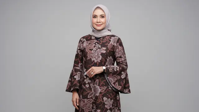 Gamis Batik Lengan Lonceng (Bell Sleeve)