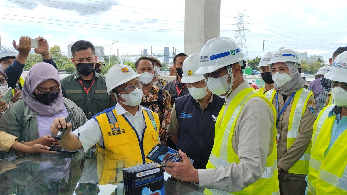 Proyek Stasiun Pompa Ancol Sentiong Ditargetkan Rampung Oktober 2023, Progresnya Sudah 51 Persen