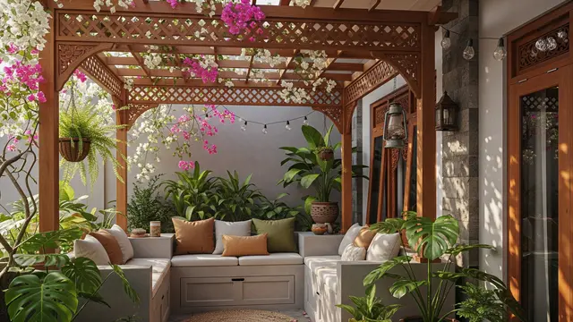 Desain Rumah Kecil tapi Punya Teras Lega yang Cozy untuk Santai