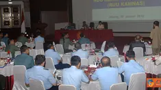 Citizen6, Cilangkap: Sosialisasi RUU Kamnas disampaikan oleh Laksma TNI Ir. Leonardi, dengan moderator Mayjen TNI Puguh Santoso dari Kemhan RI. (Pengirim: Badarudin Bakri)