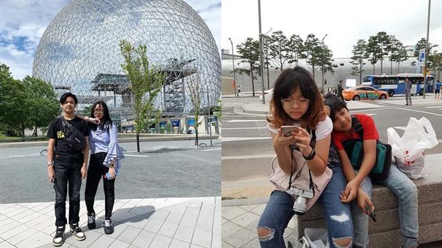 Nino Kuya juga sangat dekat dengan sang kakak, kini tingginya pun sudah melebihi Cinta Kuya.