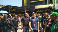 Kaesang Pangarep hadir dalam Grand Launching Sang Pisang di Cirebon. Foto (Liputan6.com / Panji Prayitno)