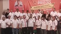 Hasil Konferensi Daerah (Konferda) Relawan Pro Jokowi (Projo) Provinsi Riau memutuskan mendukung Prabowo Subianto dan Airlangga Hartarto sebagai pasangan capres-cawapres di Pemilu 2024. (Foto: Istimewa).