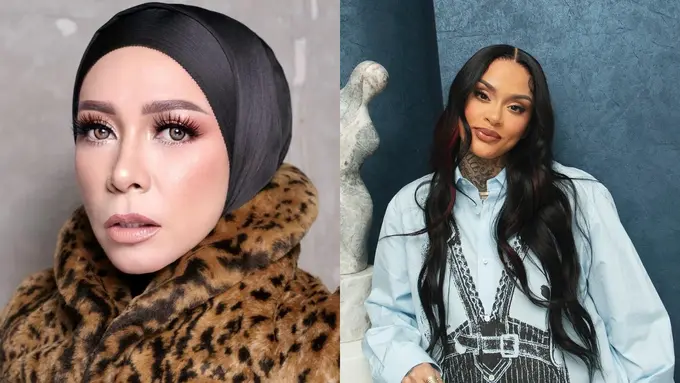 Melly Goeslaw dan Kehlani (Sumber: Instagram)