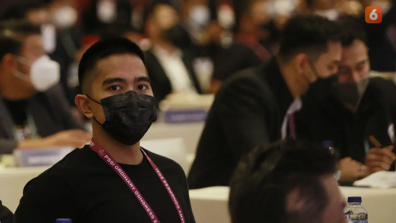 Kaesang Pangarep di Kongres Tahunan PSSI 2021