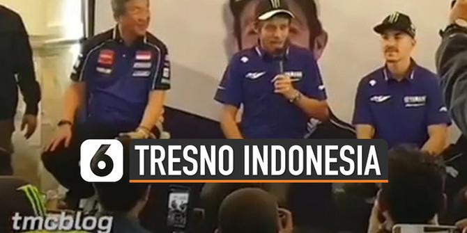 VIDEO: Gunakan Bahasa Jawa, Valentino Rossi: Aku Tresno Indonesia