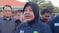 Kepala Bidang Disaster Victim Identification (DVI) Pusat Kedokteran dan Kesehatan (Pusdokkes) Polri Kombes Pol dr Wahyu Hidajati RS Bhayangkara Polda Jatim, Surabaya. (Foto: Liputan6.com/Dian Kurniawan).
