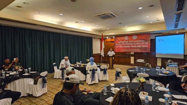 Pelepasan Timnas Voli Pantai untuk SEA Games 2025