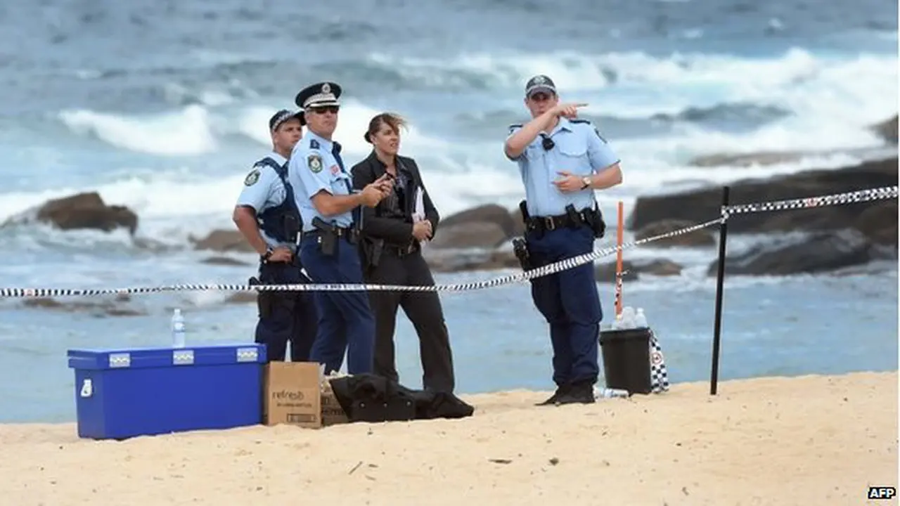 Lokasi pembuangan bayi yang dikubur di sebuah pantai di Australia. (BBC)