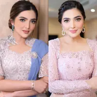 Lihat di sini beberapa potret gaya Ashanty yang berbeda di momen Lamaran dan Siraman Aaliyah Massaid.