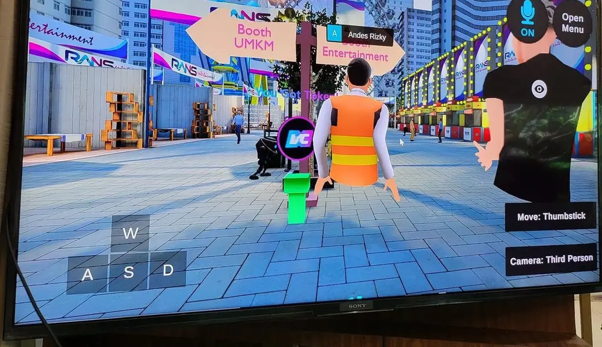 6 Penampakan Metaverse RansVerse Raffi Ahmad, Dilengkapi Mall hingga Tempat Hiburan (Sumber: Instagram/wafataftazani)