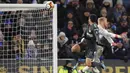 Gelandang Chelsea, Pedro, mencetak gol ke gawang Leicester City pada laga perempat final Piala FA di Stadion King Power, Minggu (18/3/2018). Leicester City takluk 1-2 dari Chelsea. (AP/Frank Augstein)