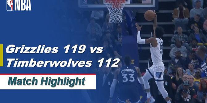 VIDEO: Highlights NBA 2019-2020, Memphis Grizzlies Vs Minnesota Timberwolves 119-112