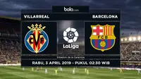 La Liga - Villarreal Vs Barcelona (Bola.com/Adreanus Titus)