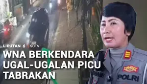 WNA Berkendara Ugal-Ugalan Picu Tabrakan