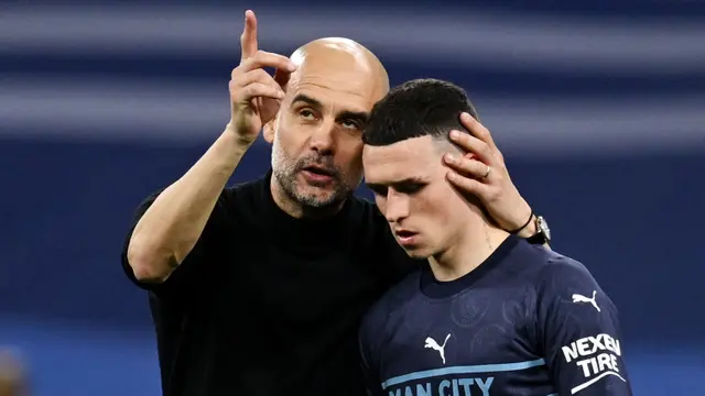 Foto: Reaksi Pep Guardiola dan Anak Asuhnya Usai Kembali Gagal Lagi di Liga Champions