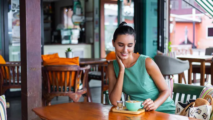 wanita juli dress  hijau