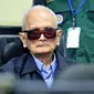 Nuon Chea, wakil pemimpin pasukan Khmer Merah, meninggal pada usia 93 tahun. (AFP)