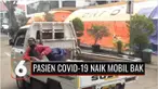 Pasien Rumah Sakit Chasbullah Abdulmadjid RSUD Kota Bekasi, Jawa Barat, ini sempat viral di media sosial setelah dibawa dengan mobil bak terbuka, dan sebuah angkot.