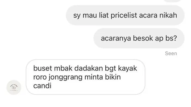 Enggak Jelas, Ini 8 Chat Absurd Orang Tanya Harga Ini Malah Bikin Kesal