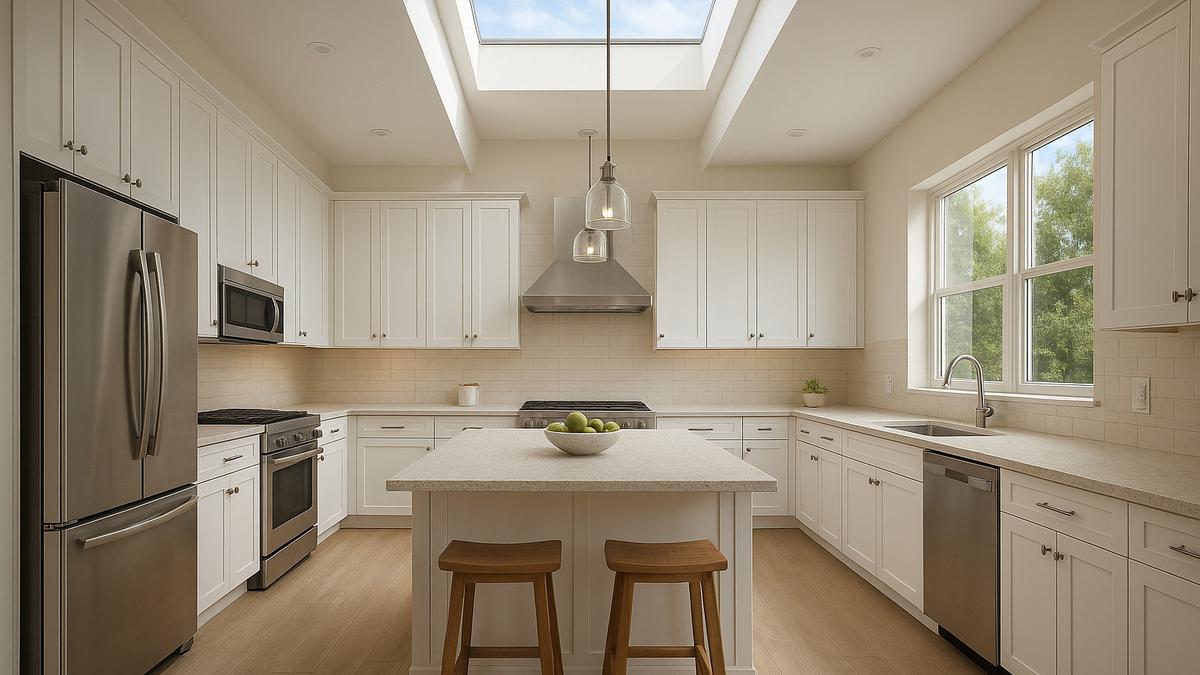 8 Desain Dapur Plafon Atap Tinggi, Bikin Ruang Masak Terlihat Lega dan Mewah