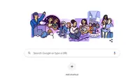 Google Doodle Peringati Hari Perempuan Internasional 2023. (Doc: Google)